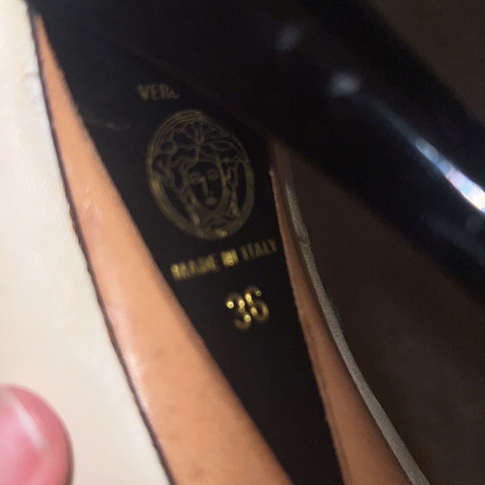 Versace Peep-Toe Pumps - Picture 6 of 11